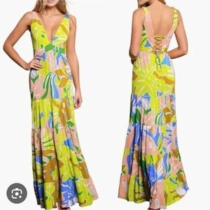 Maaji Colorful Tropical Maxi Dress